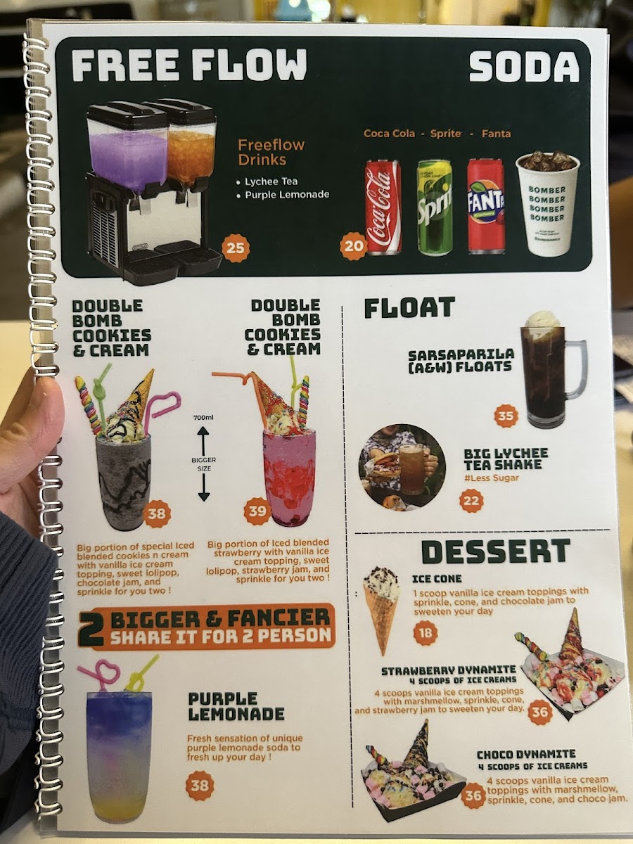 Bomber Burger Photo Menu 9