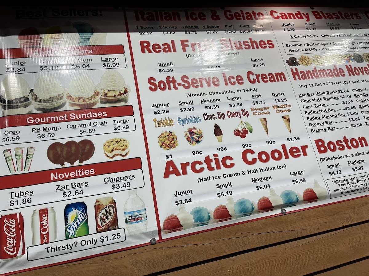 Zarlengo's Soft Serve Photo Menu 10