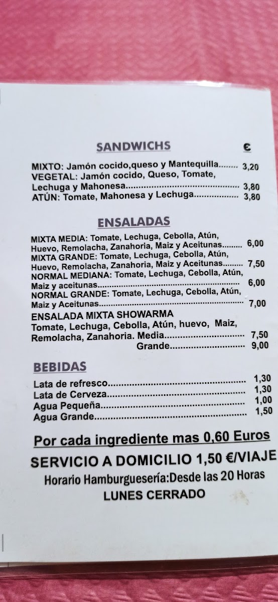 Hamburguesería los de fuente alegre Photo Menu 3