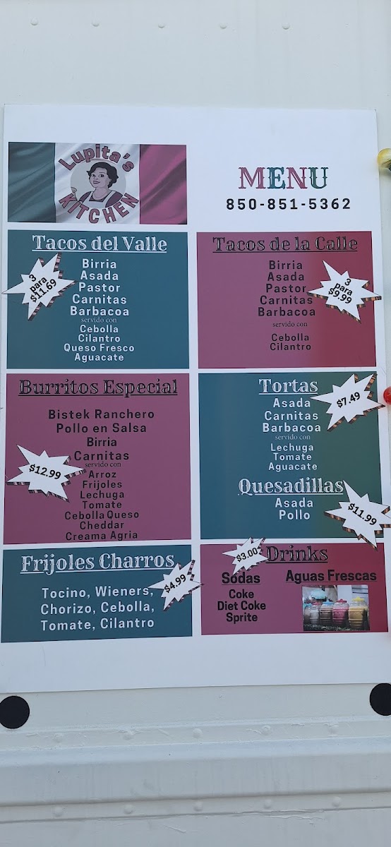 Lupitas Food Truck Photo Menu 4