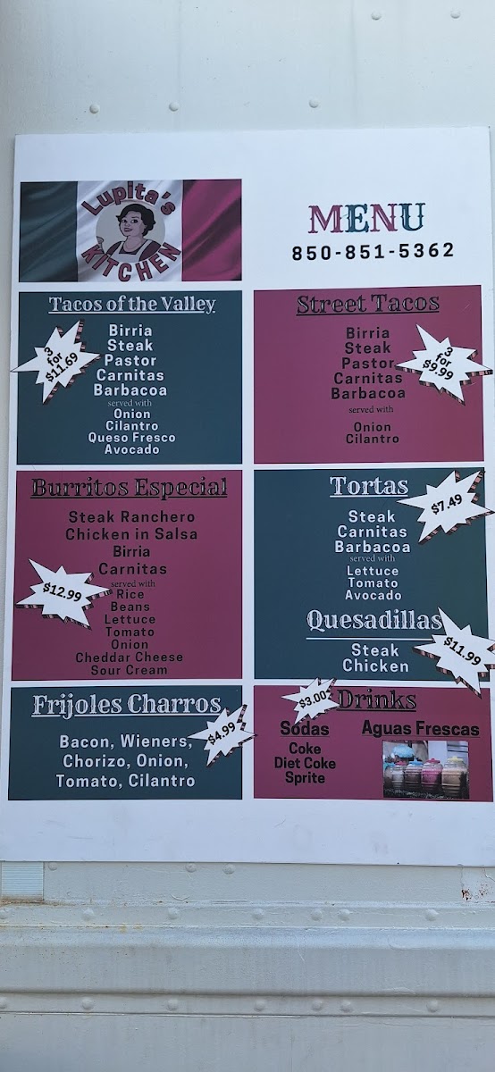 Lupitas Food Truck Photo Menu 5