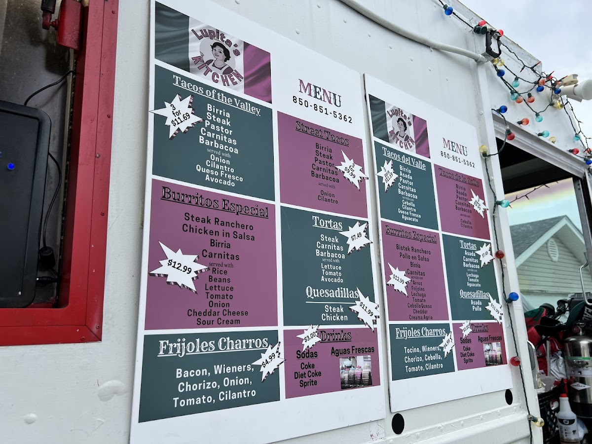 Lupitas Food Truck Photo Menu 6