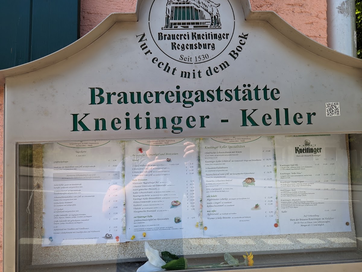 Kneitinger Keller Photo Menu 2