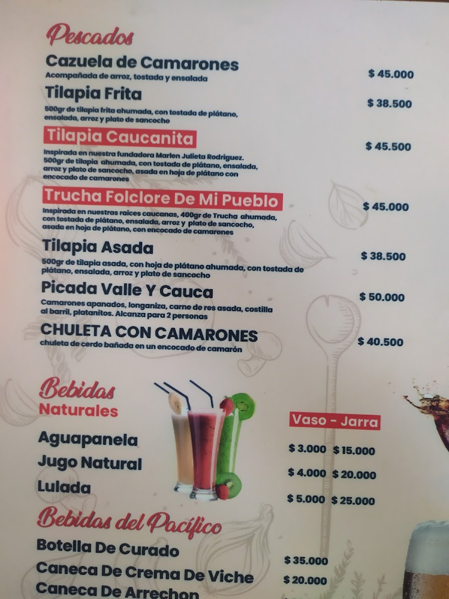 restaurante la Caucanita Photo Menu 4