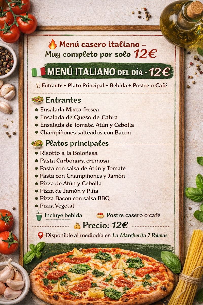 Pizzería La Margherita 7palmas Photo Menu 1