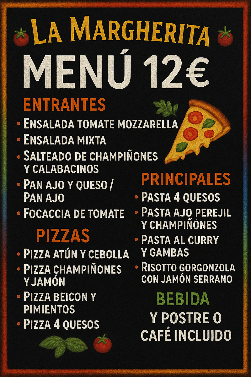 Pizzería La Margherita 7palmas Photo Menu 2