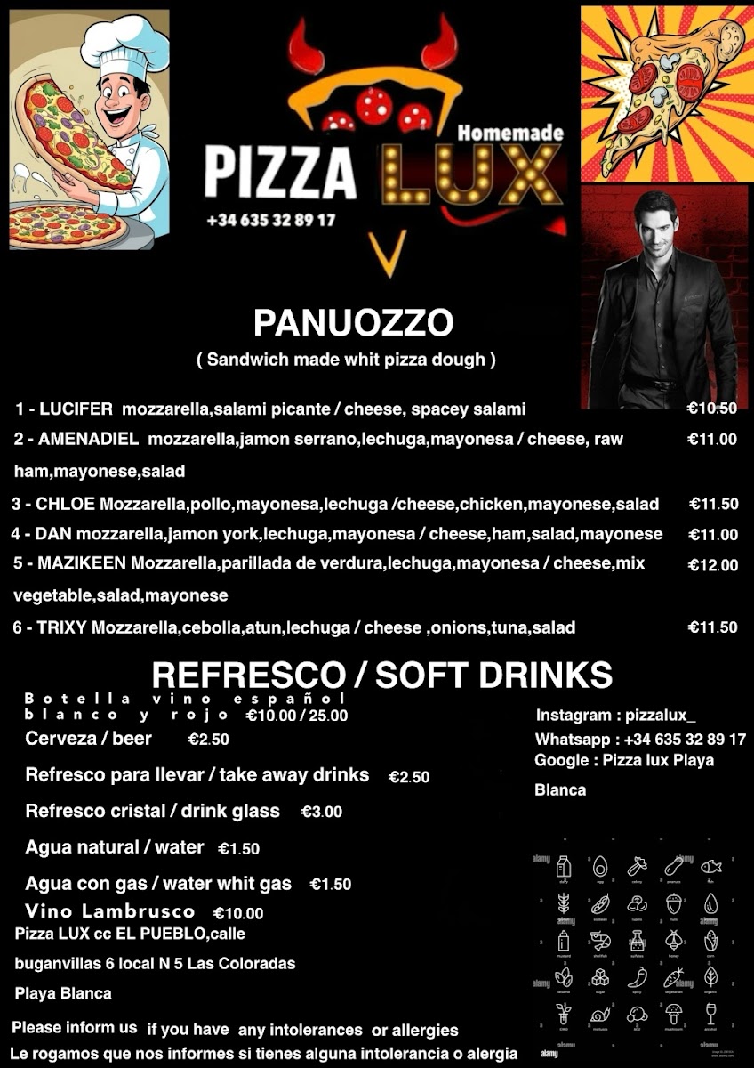 Pizza Lux Photo Menu 6