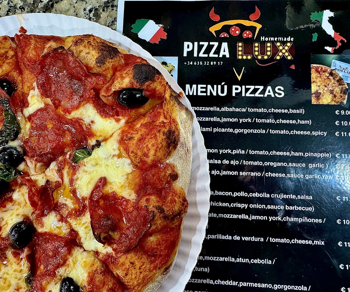 Pizza Lux Photo Menu 9