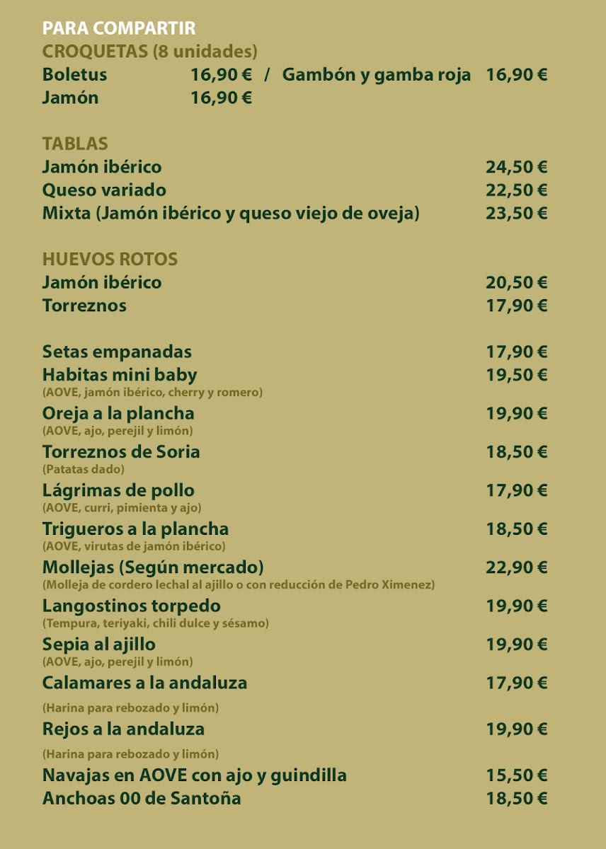 Restaurante Astures Photo Menu 1