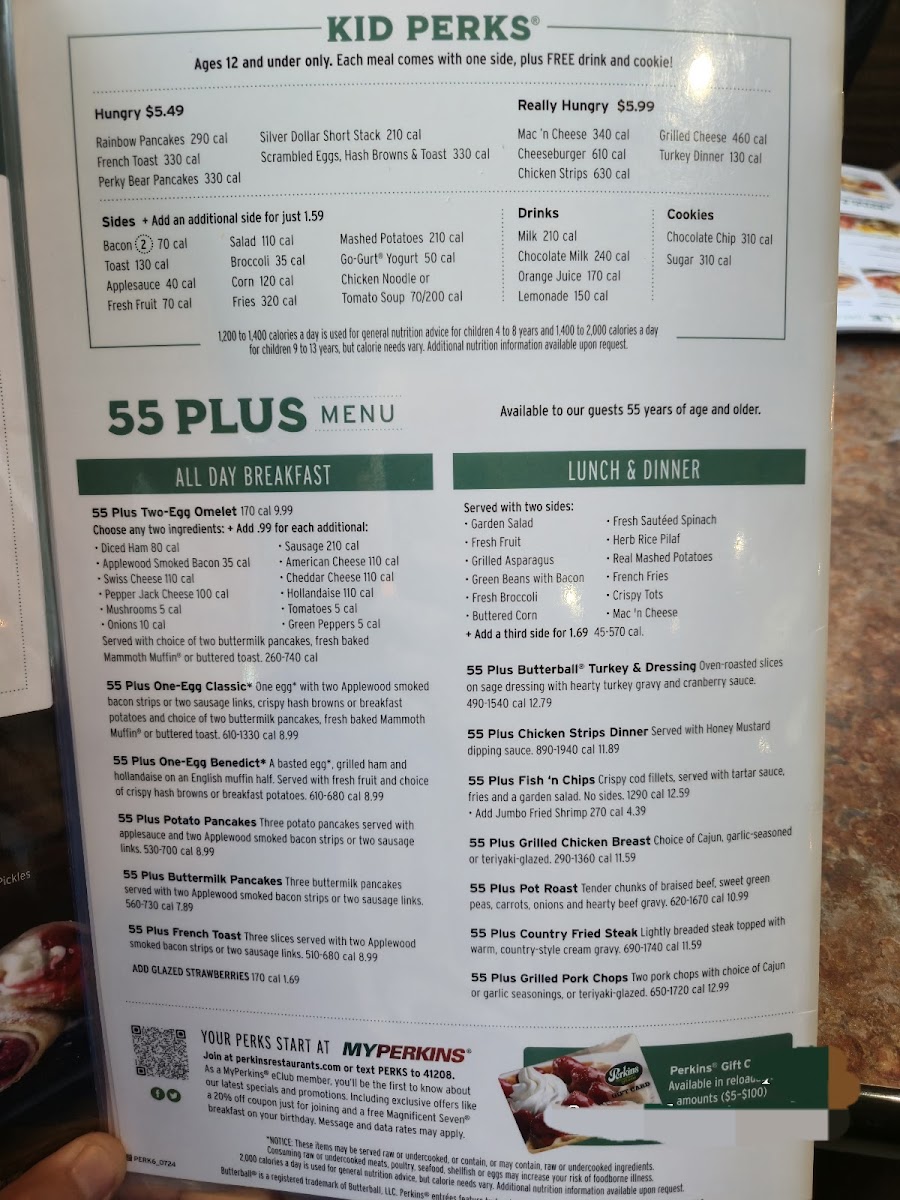 Perkins American Food Co. Photo Menu 2