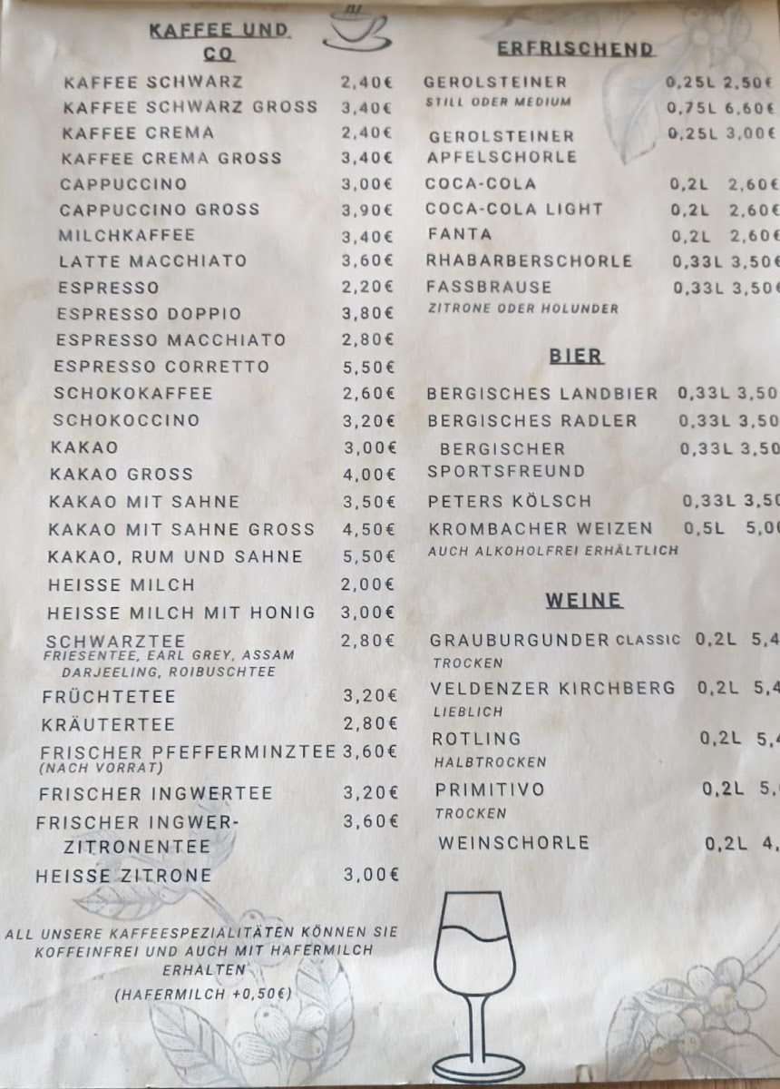 Altstadtcafé Bergneustadt Photo Menu 5