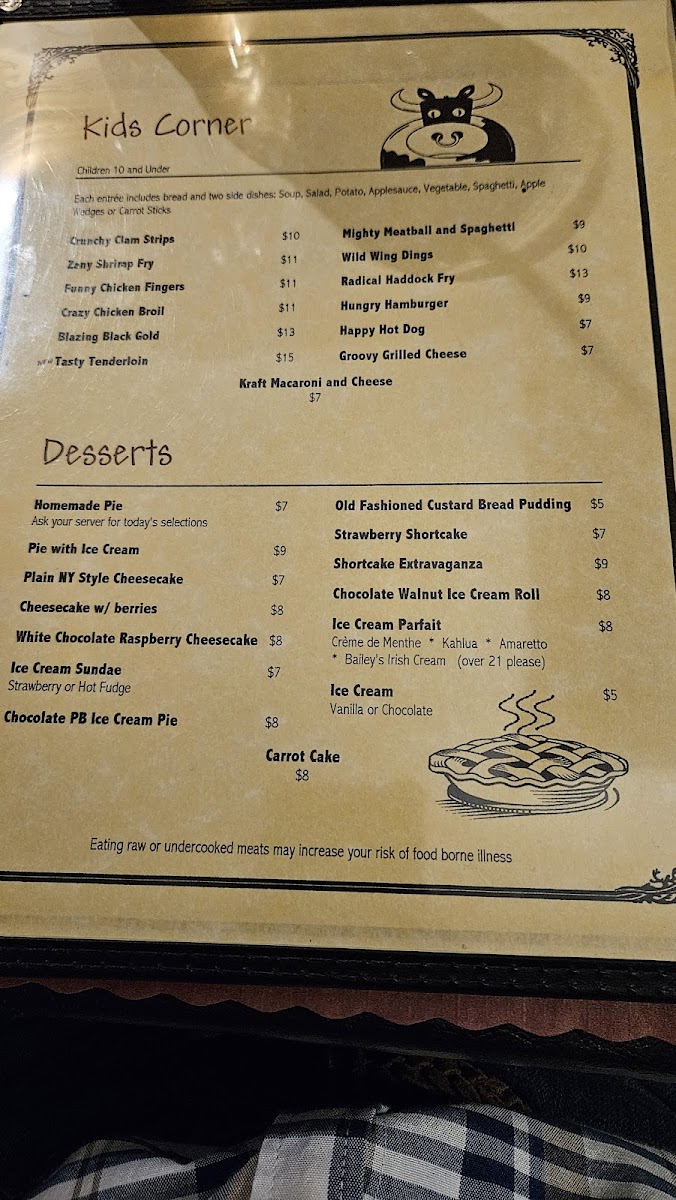 The Steak House Photo Menu 10