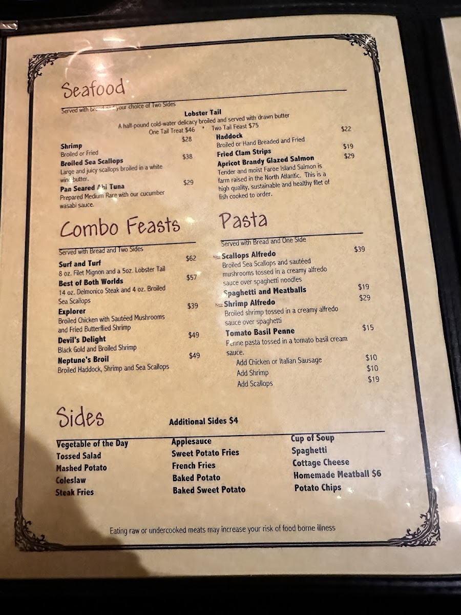 The Steak House Photo Menu 8