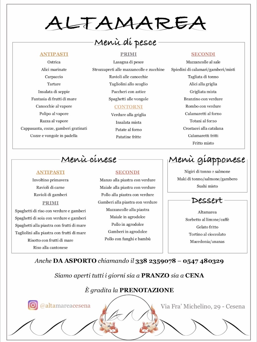 Ristorante Altamarea Photo Menu 2