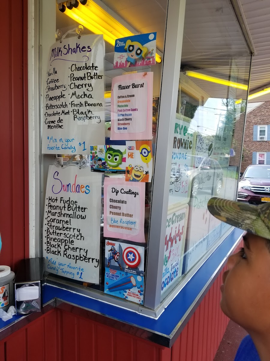 Jims Tastee Freez Photo Menu 7