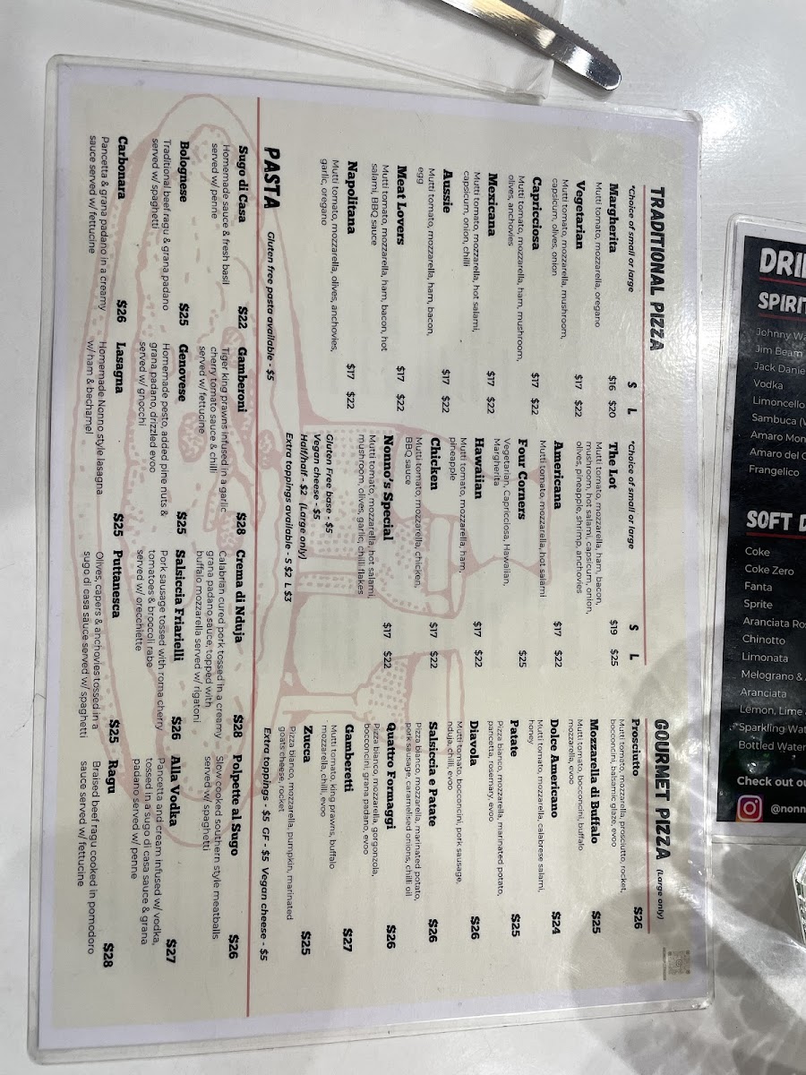 Nonno's Pizzeria Photo Menu 9