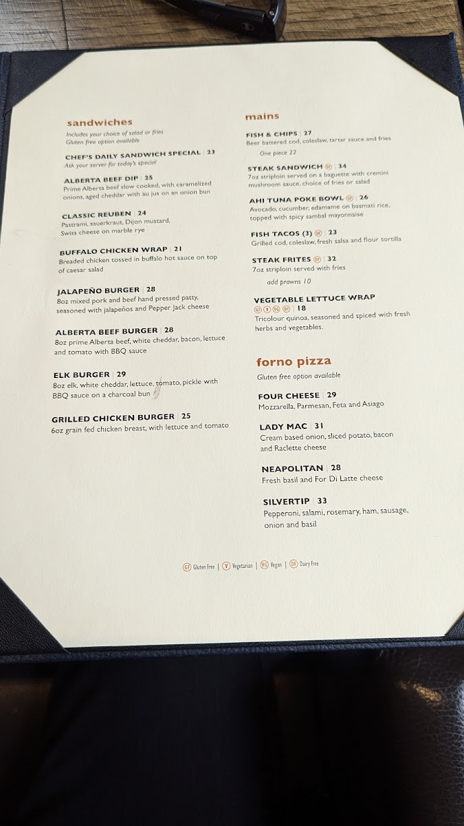 Stoney's Grill Photo Menu 1