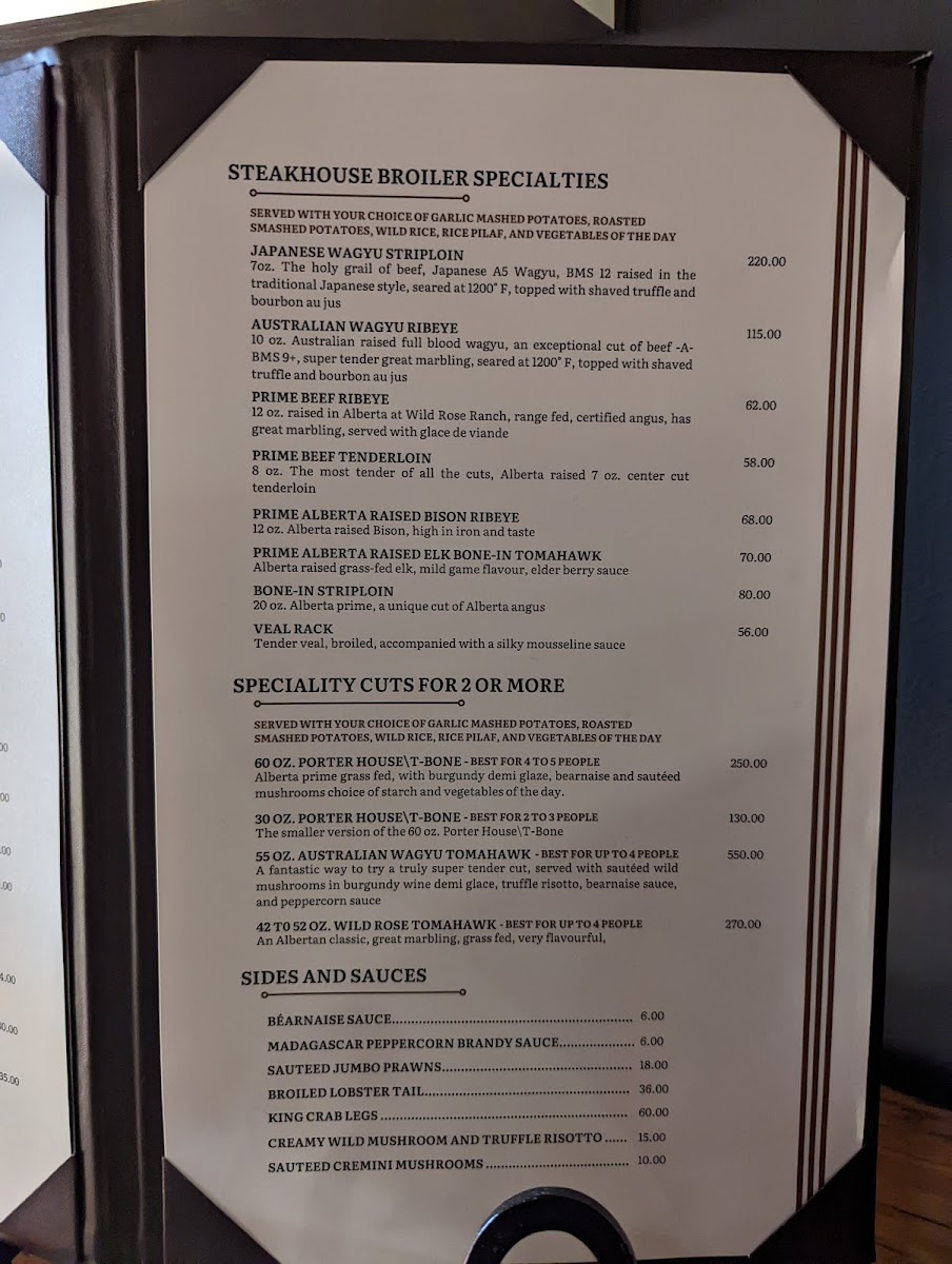 Stoney's Grill Photo Menu 3
