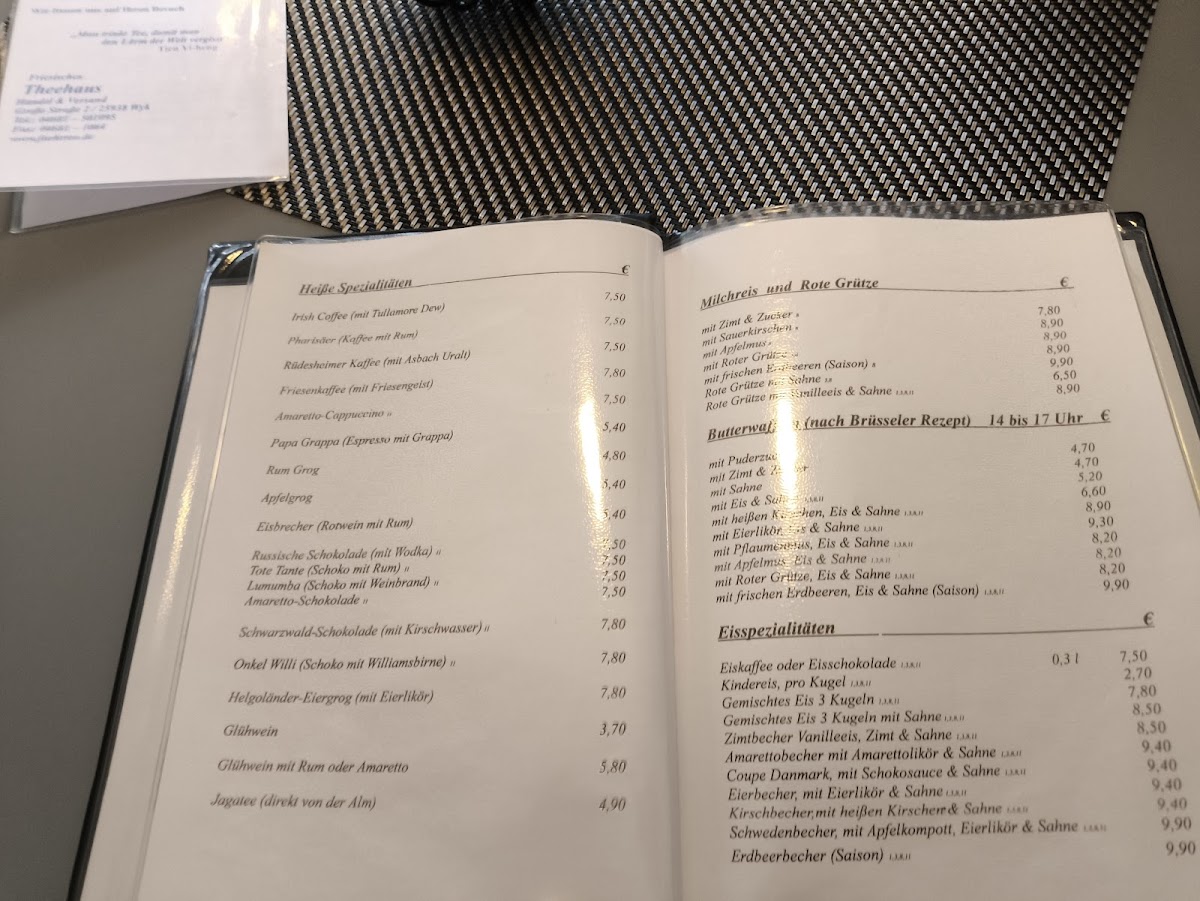Café Valentino Photo Menu 1