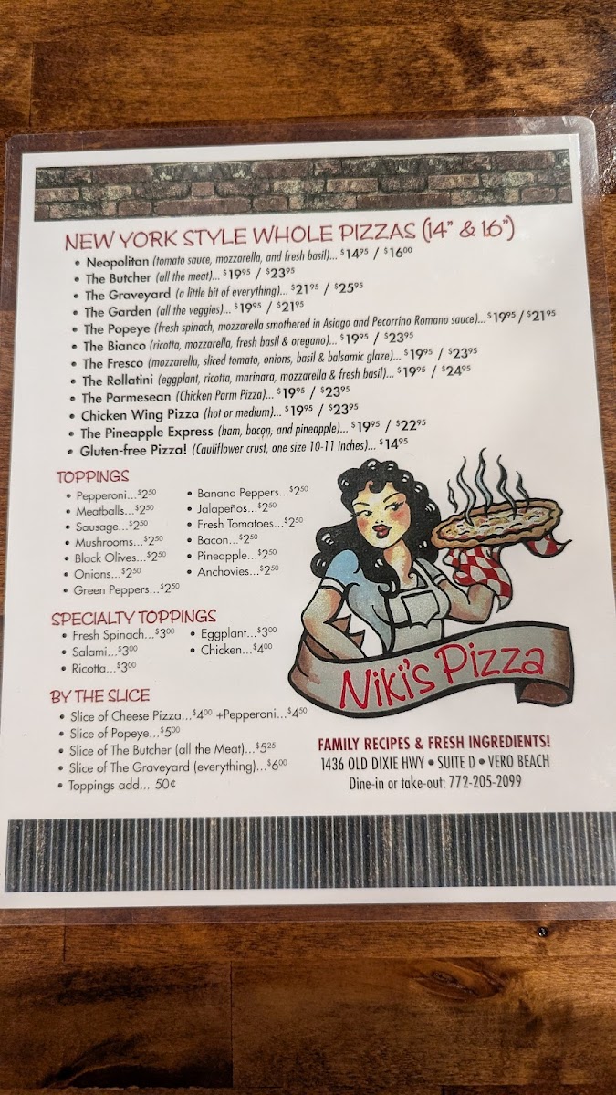 Niki’s Pizza Photo Menu 6