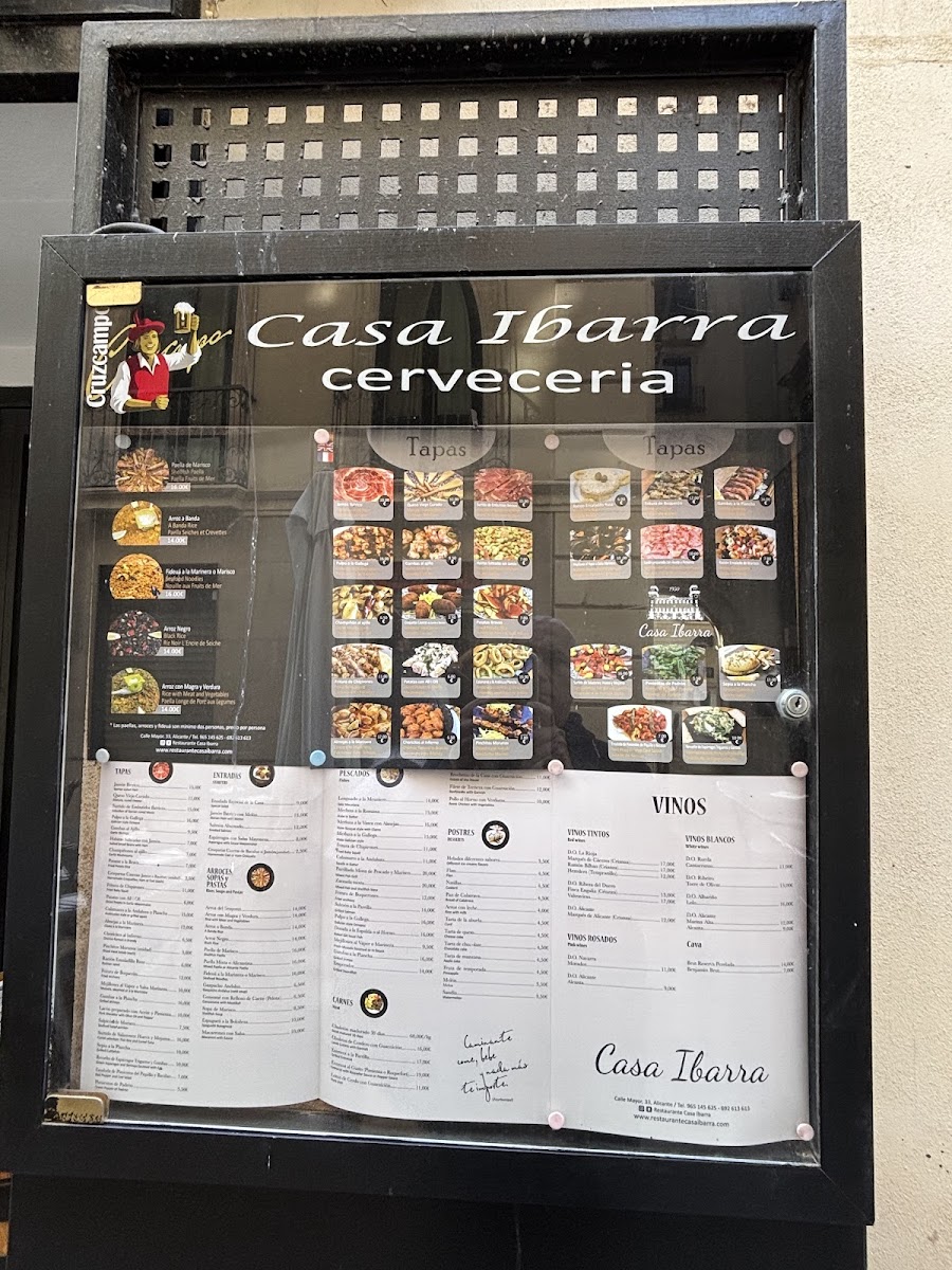 Restaurante Casa Ibarra Photo Menu 5