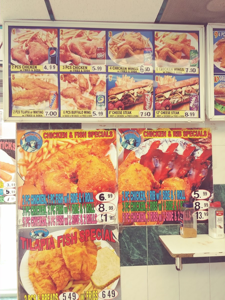 New York Fried Chicken Photo Menu 2