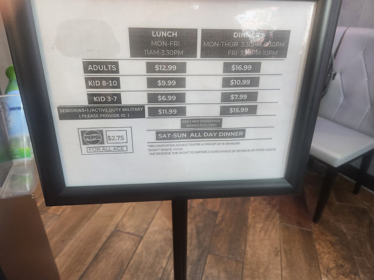NAMI SUPREME BUFFET Photo Menu 4