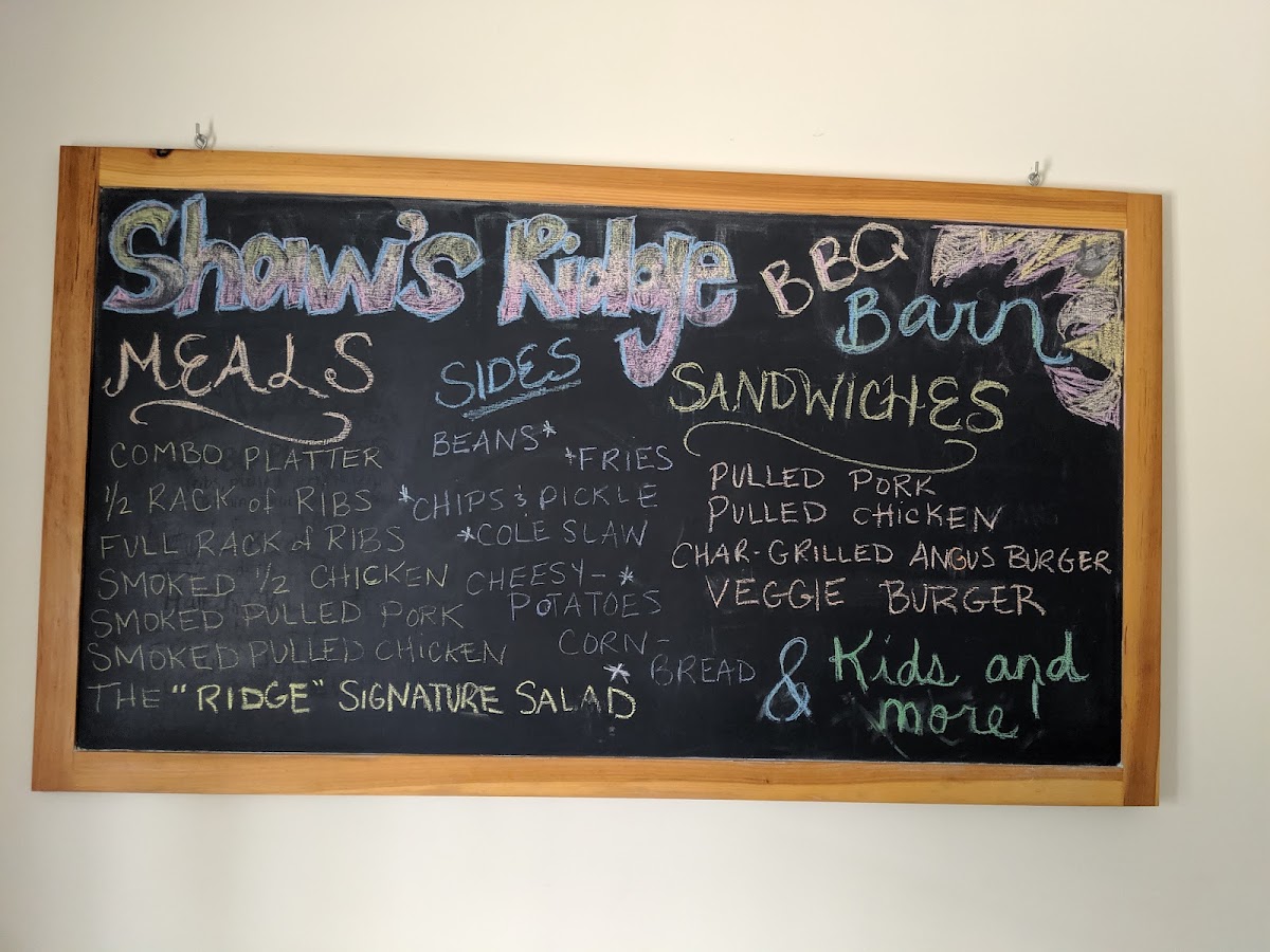 Shaw's Ridge Farm Ice Cream, BBQ & Mini-Golf Photo Menu 3
