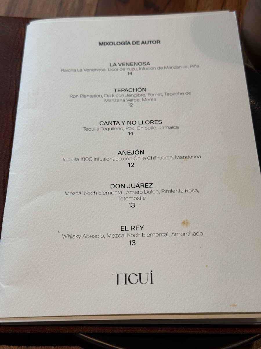 Ticuí l Mexican Restaurant Madrid Photo Menu 7