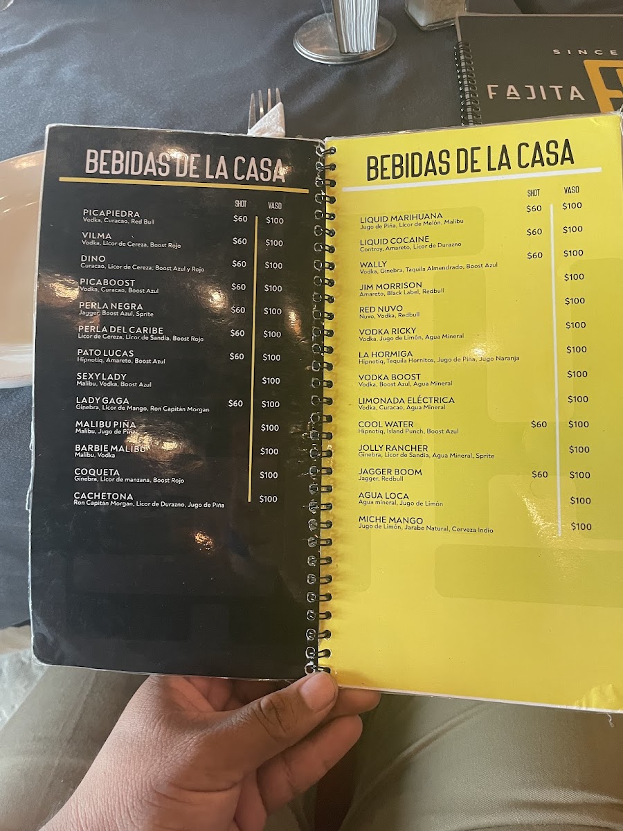 Fajita House Photo Menu 1