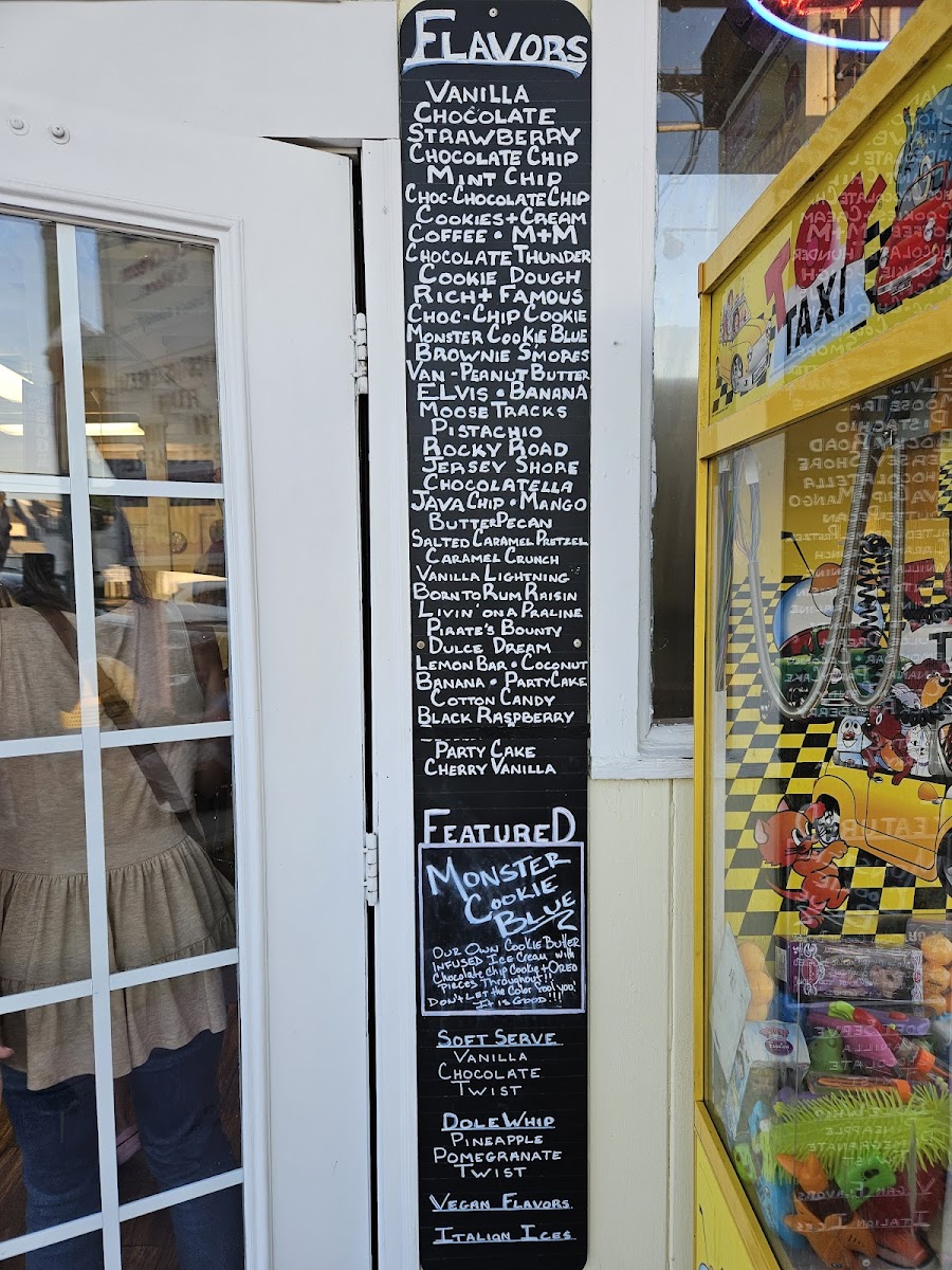 Summer Sweets Ice Cream Shop in Lavallette, NJ Photo Menu 1