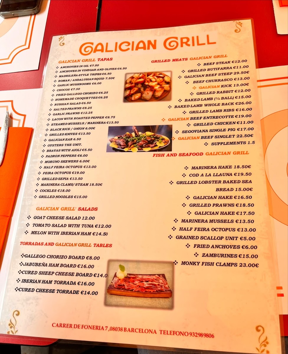 Galician Grill Photo Menu 6