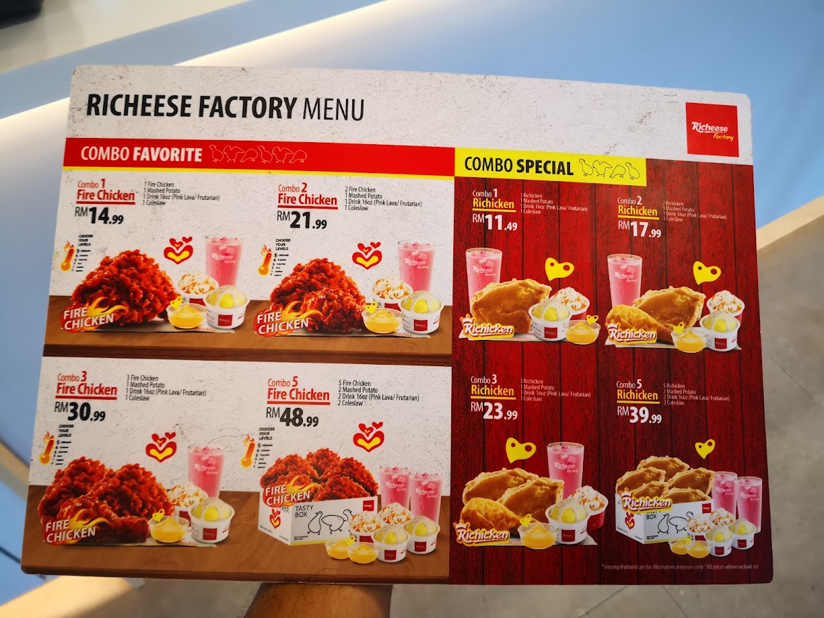 Richeese Factory Island 88 Photo Menu 4
