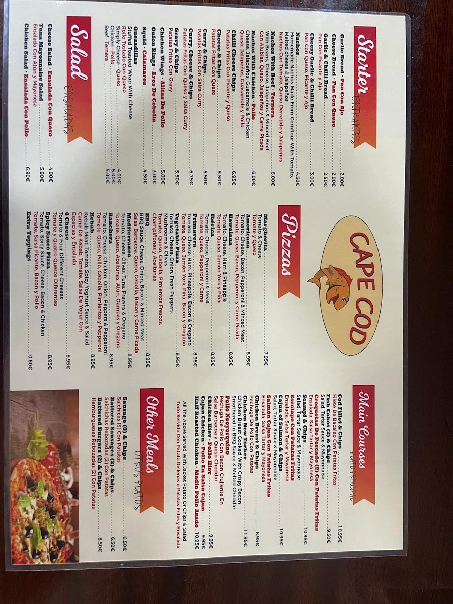 Cape Cod Photo Menu 9
