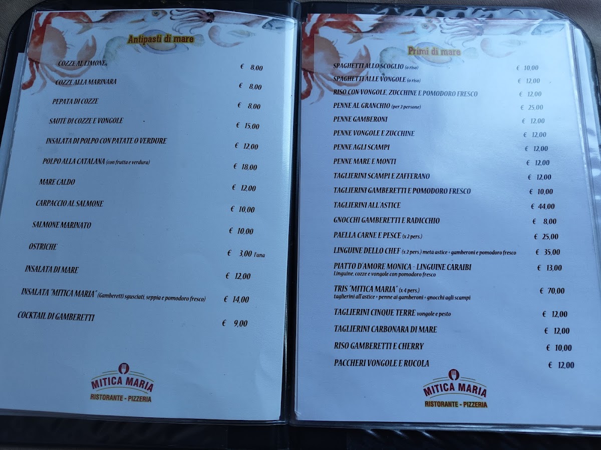 Ristorante Pizzeria Mitica Maria Photo Menu 4