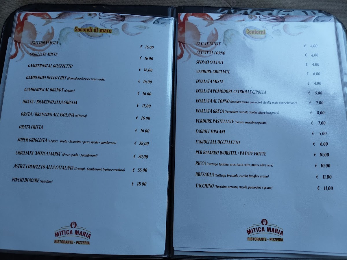 Ristorante Pizzeria Mitica Maria Photo Menu 6
