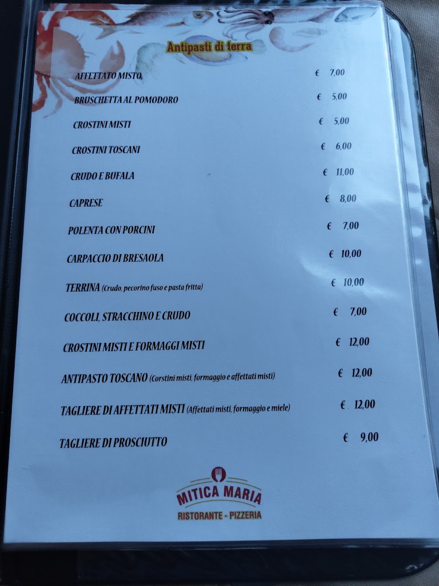 Ristorante Pizzeria Mitica Maria Photo Menu 7