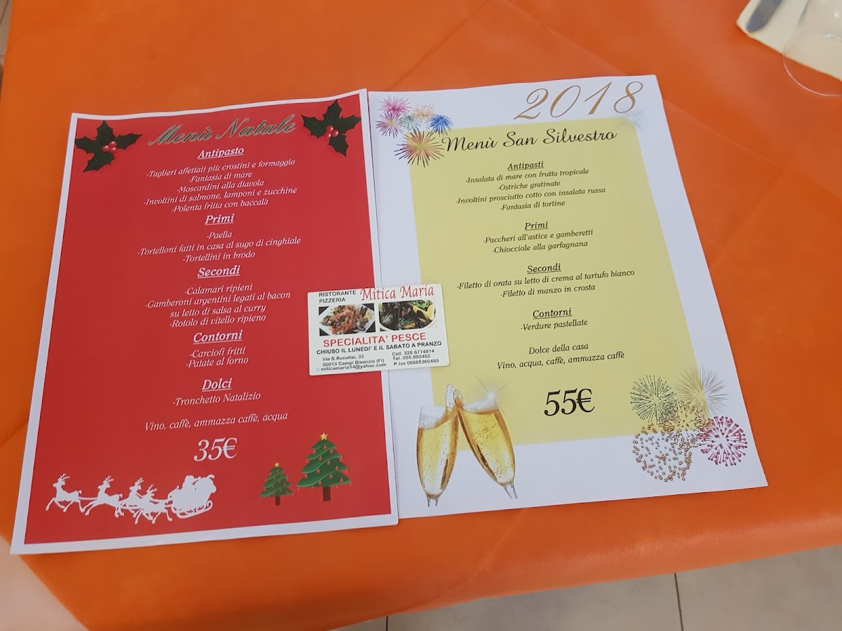 Ristorante Pizzeria Mitica Maria Photo Menu 9