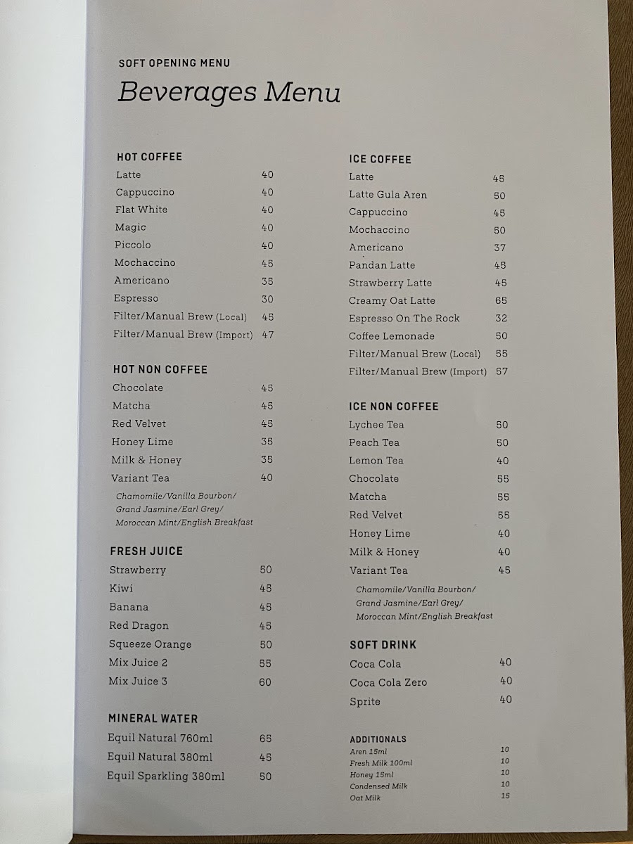 Titik Temu Cafe - SCBD Photo Menu 2