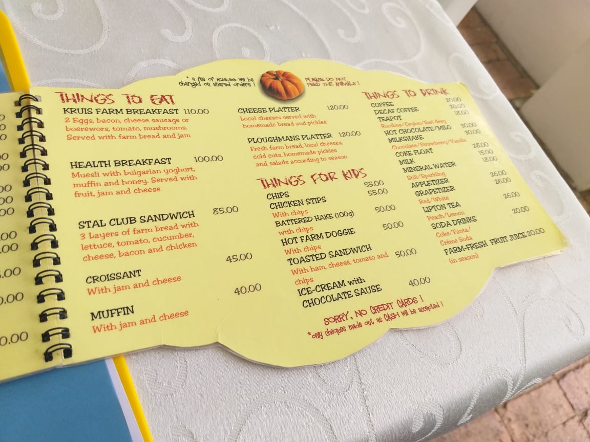 Die Stal Photo Menu 7