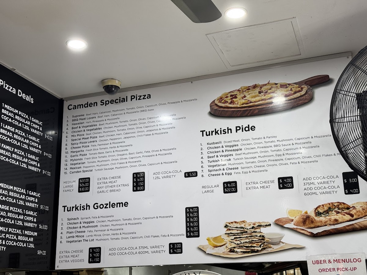 Camden Kebab & Pizza Photo Menu 1
