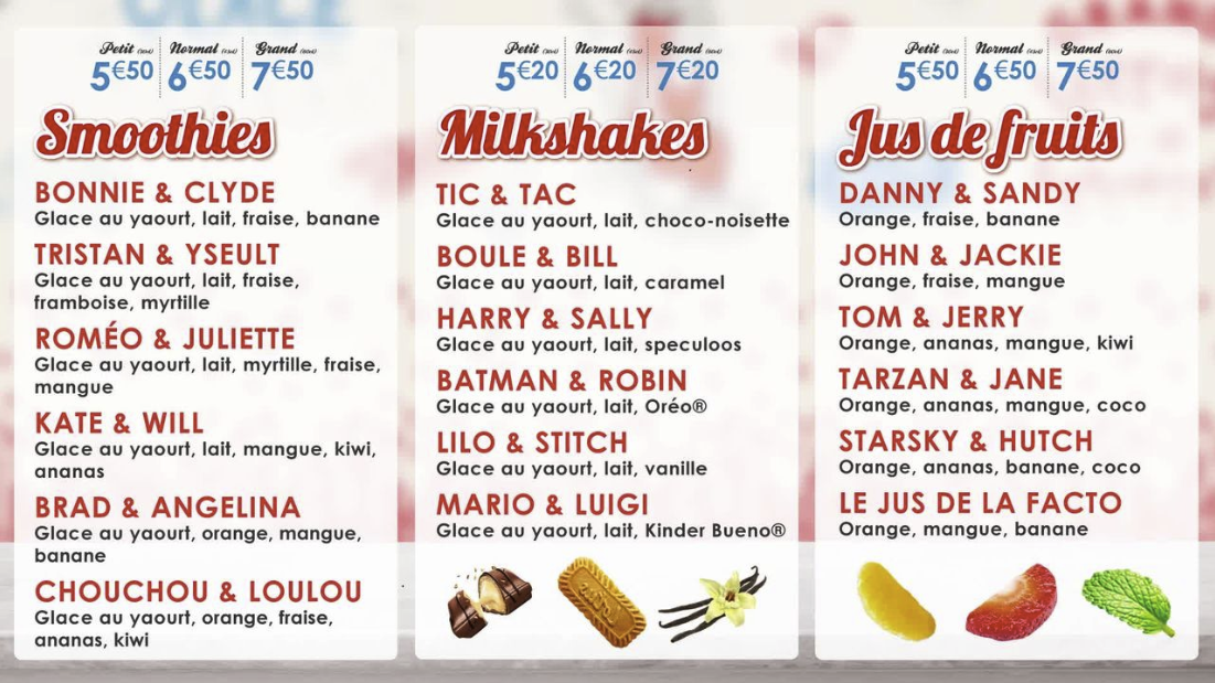 Yogurt FACTORY C.C. Garbera. Photo Menu 3