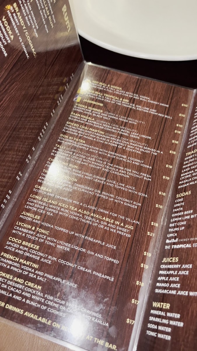 Curry n’ Cask - Indian Bistro - Fortitude Valley Photo Menu 9