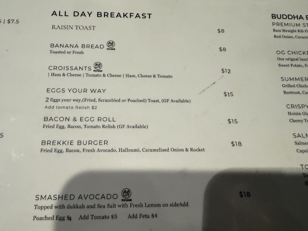 Hardy Boys Coffee Carindale Photo Menu 1