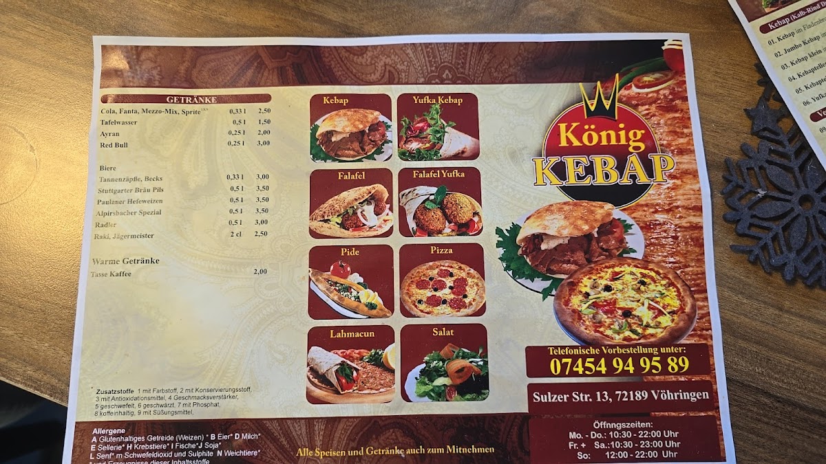 König KEBAP Vöhringen Photo Menu 3