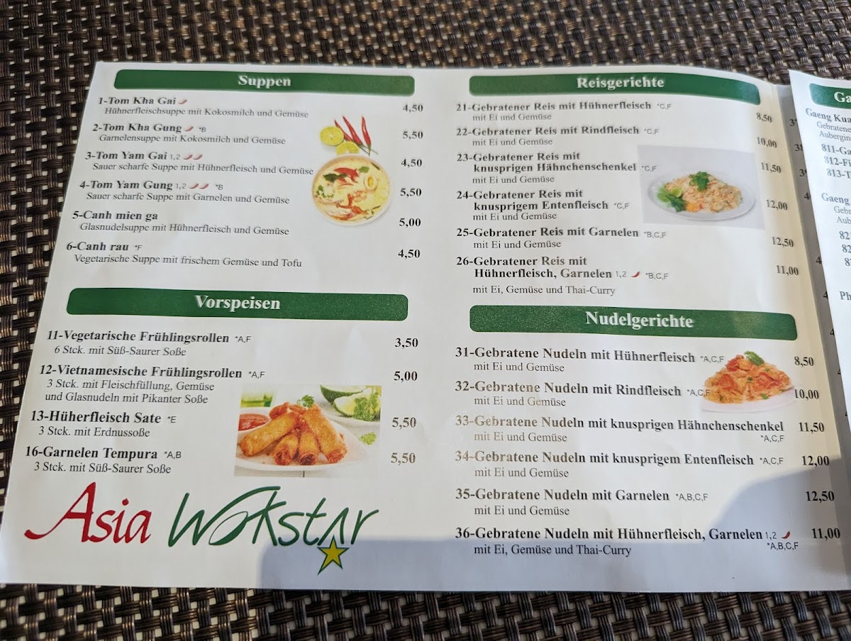 Asia Wokstar Photo Menu 6
