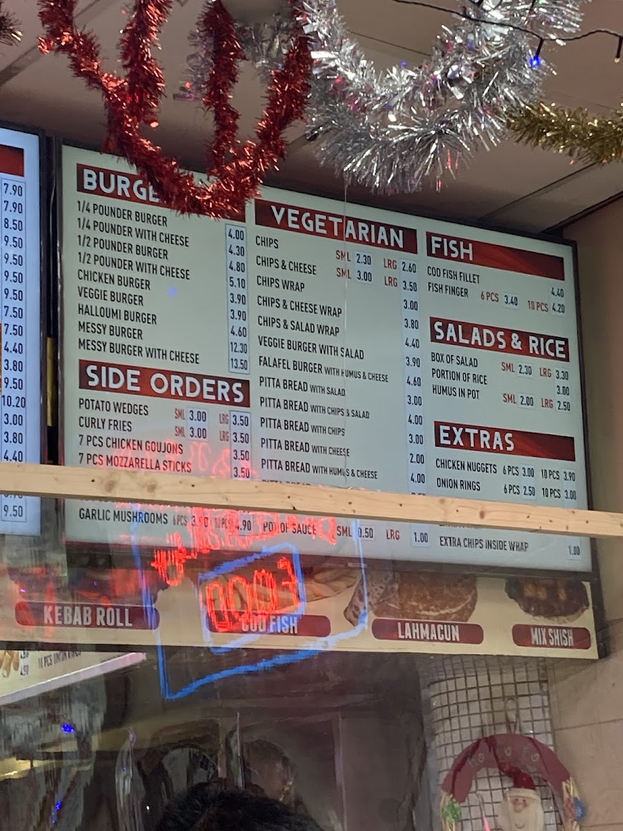 Southgate Kebab House Photo Menu 3