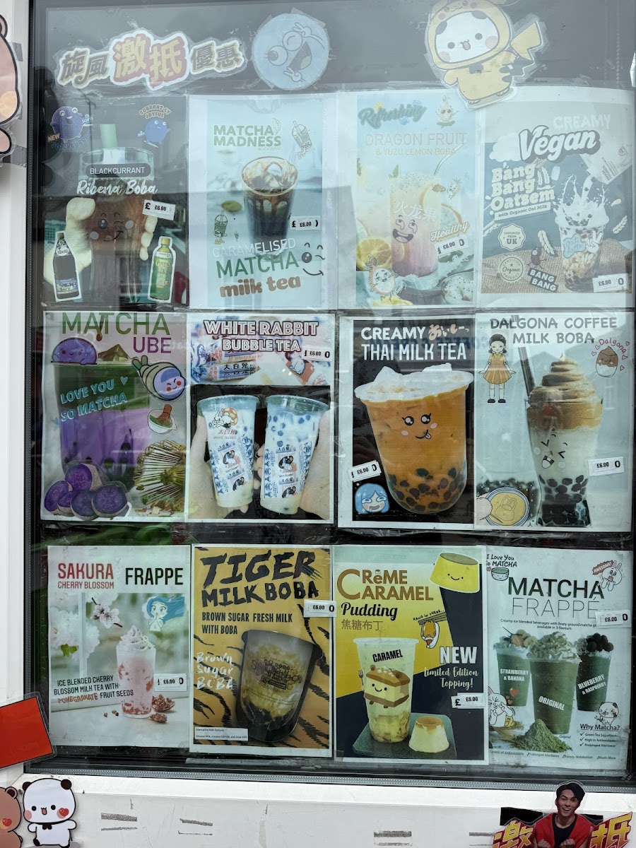 Hing Kee Bubble Tea Photo Menu 1