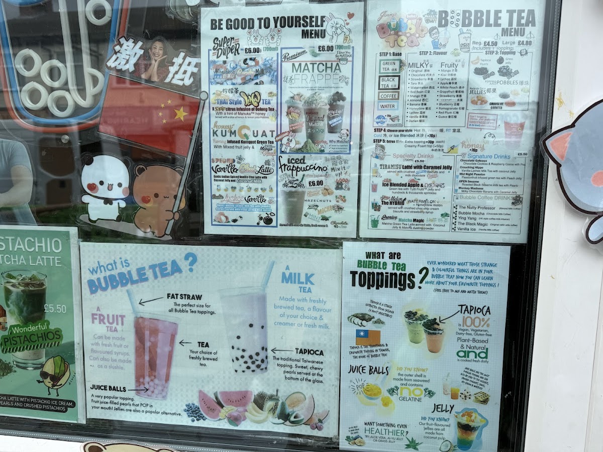Hing Kee Bubble Tea Photo Menu 2