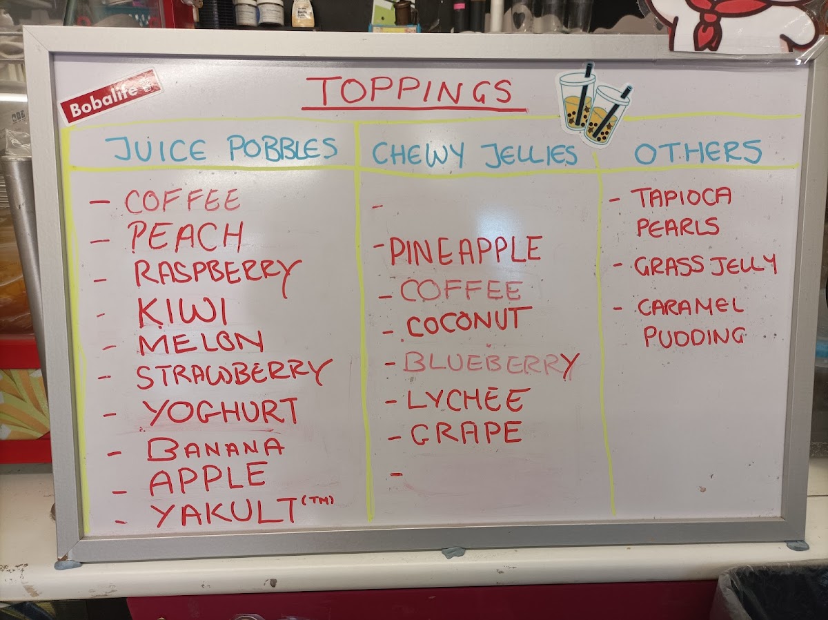 Hing Kee Bubble Tea Photo Menu 8